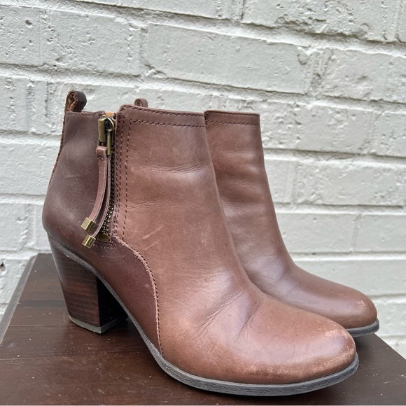 Franco Sarto leather Diana ankle boots